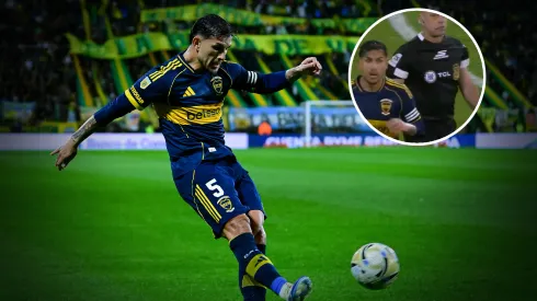 Paredes protagonizó diversos momentos de tensión en la caída de Boca ante Defensa y Justicia.