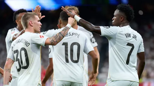 Franco Mastantuono y Vinícius Jr. en Real Madrid.
