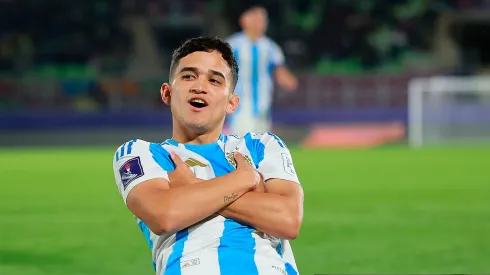Dylan Gorosito anotó el gol de Argentina vs. Italia.