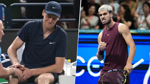 Jannik Sinner y Carlos Alcaraz, los mejores tenistas del mundo.