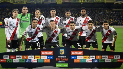 Los once titulares de River en Rosario.