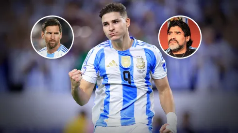 Julián Álvarez eligió entre Lionel Messi y Diego Armando Maradona.