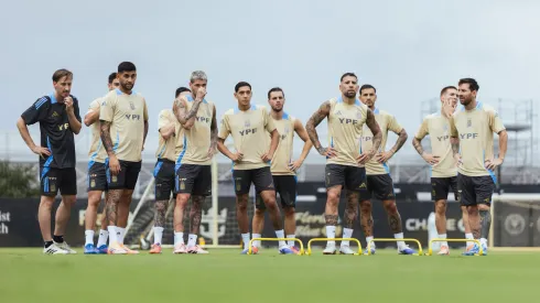 La Selección Argentina, lista para enfrentar a Venezuela.