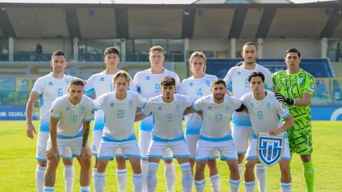 Los jugadores de la Selección de San Marino. (@FSGC_Official)