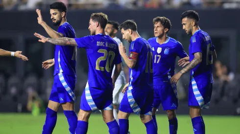La Selección Argentina goleó a Puerto Rico en Miami.