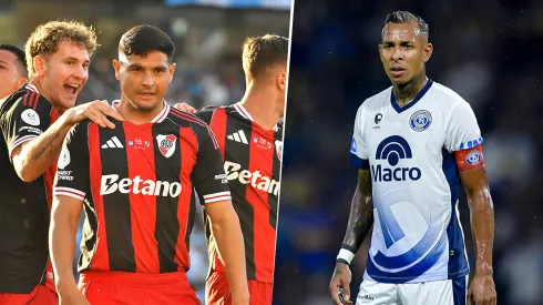 Maximiliano Salas y Sebastián Villa, delanteros de River e Independiente Rivadavia.