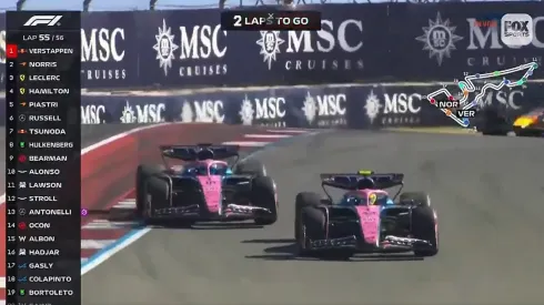 La lucha entre Colapinto y Gasly.