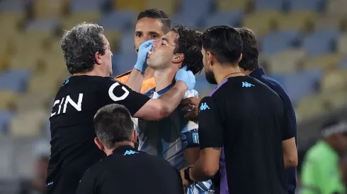 Santiago Sosa sufrió una fractura ante Flamengo.