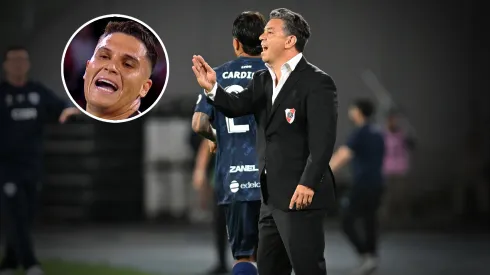 Gallardo y Quintero tuvieron un cruce de palabras ante Independiente Rivadavia.