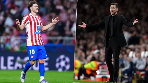 Diego Simeone, para disipar los rumores que vinculan a Julián Alvarez con el Barcelona, dijo que lo ve comprometido con el Atlético de Madrid.