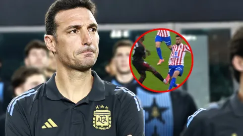 Tanguy Nianzou y una descalificadora patada contra Nico González