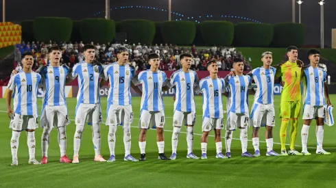 Los titulares de Argentina ante Bélgica.