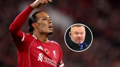 Virgil van Dijk enfrentó a Rooney cara a cara