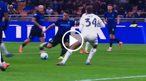 El gran gol de Lautaro Martínez para Inter vs. Lazio