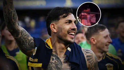 Leandro Paredes y un gesto para un hincha de River en un boliche.