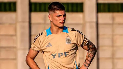 Thomas De Martis, delantero de la Selección Argentina Sub 17.