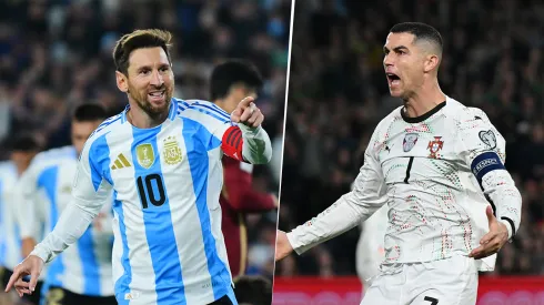 Lionel Messi y Cristiano Ronaldo, astros del fútbol.