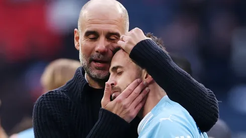 Pep Guardiola, rendido ante Bernardo Silva