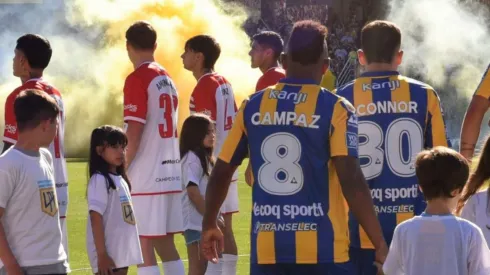 El pasillo de Estudiantes a Rosario Central.