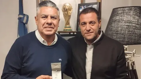 Claudio Tapia junto a Pablo Toviggino, su mano derecha dentro de la AFA.
