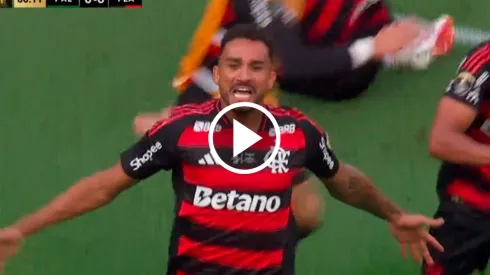 El gol de Danilo para Flamengo vs. Palmeiras. (Captura ESPN)