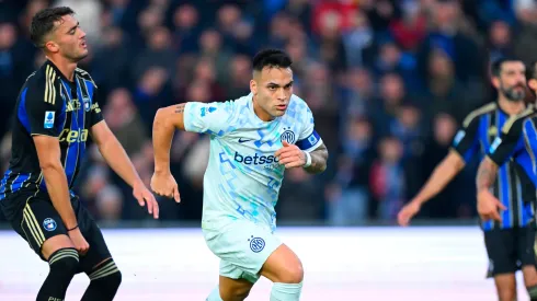 Lautaro Martínez celebra el 1-0 ante Pisa.