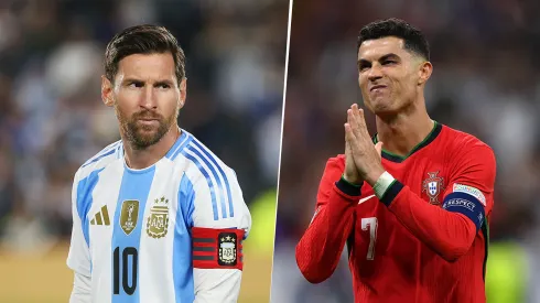 Lionel Messi y Cristiano Ronaldo en la Selección Argentina y de Portugal.