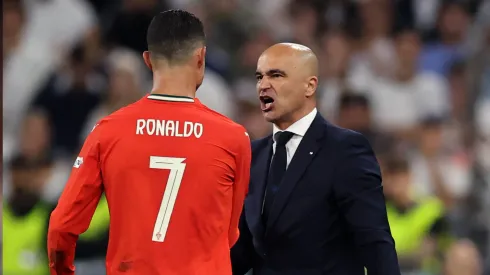 Roberto Martínez y Cristiando Ronaldo, los líderes de la Selección de Portugal.