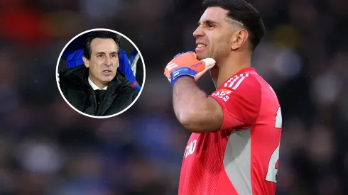 Unai Emery fue sarcástico con la situación de Dibu Martínez
