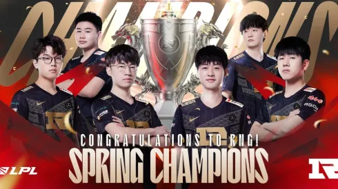 Royal Never Give Up sale campeón de la LPL de League of Legends y se clasifica al MSI 2022