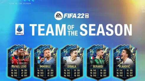 FIFA 22: Aquí está el TOTS de la Serie A encabezado por Rafael Leão y Dybala