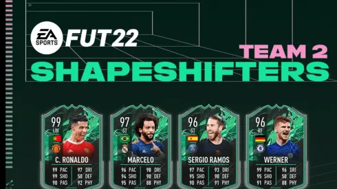 FIFA 22: Llegó el Equipo 2 de Shapeshifters con Cristiano Ronaldo de 99