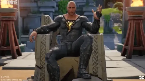 Fortnite nos da el primer vistazo a su skin de Black Adam