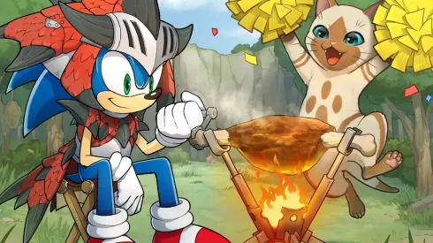 Sonic Frontiers tendrá un DLC gratis en colaboración con Monster Hunter