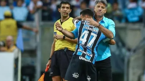 Ferreira recebeu oportunidade de Renato – Foto: Lucas Uebel/Grêmio.
