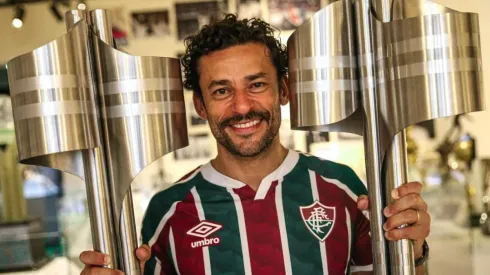 Volta de Fred foi muito comemorada pelos torcedores – Foto: Lucas Merçon/Fluminense.
