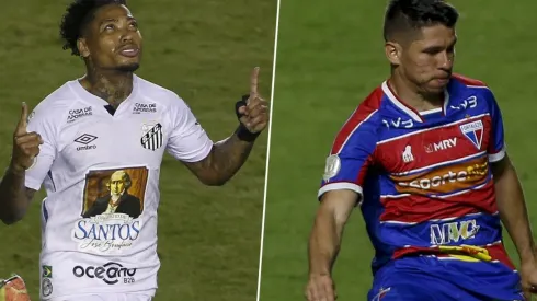 Santos x Fortaleza, na Vila Belmiro.