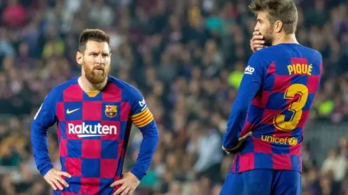 Messi não teve apoio recente do zagueiro espanhol – Foto: Getty Images.
