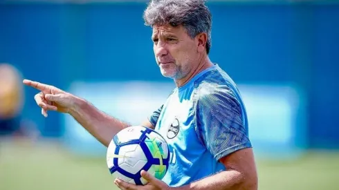 Renato já projeta contar com Churín o quanto antes – Foto: Lucas Uebel/Grêmio.
