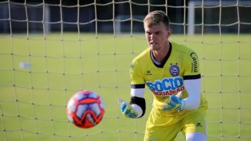 Douglas comemora maior sequência no gol do Bahia na temporada