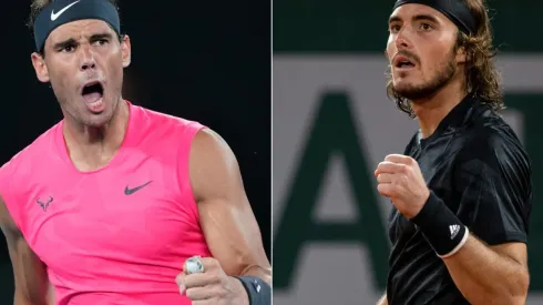 Rafael Nadal x Stefanos Tsitsipas se enfrentam nesta quinta-feira (19), em Londres
