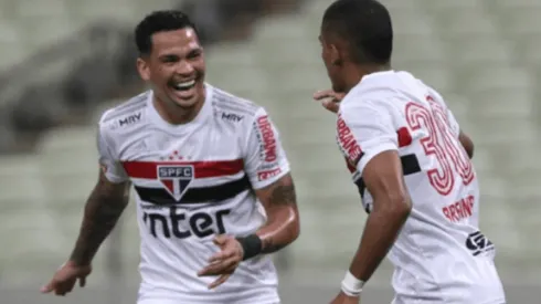 Luciano e Brenner estão em alta no Tricolor – Foto: Rubens Chiri/São Paulo FC.
