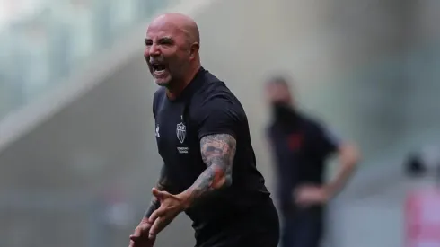 Sampaoli faz ótimo trabalho no Galão da Massa — Foto: Pedro Souza / Agência Galo / Atlético
