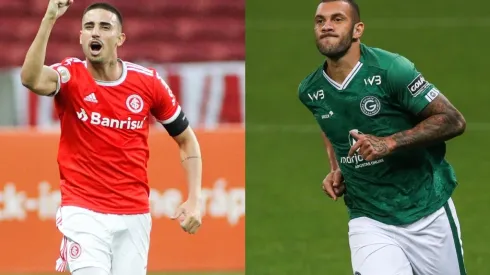Thiago Galhardo (Inter) Fernandão (Goiás) serão as principais armas de ataque das equipes (Foto: Getty Images)