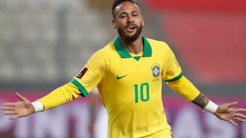 Neymar comemorou a classificação do Santos à final da Libertadores
