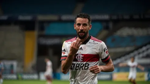 Flamengo comemora vitória sobre o Grêmio
