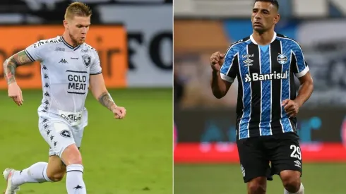 Botafogo e Grêmio se enfrentam pelo Campeonato Brasileiro nesta segunda (08)
