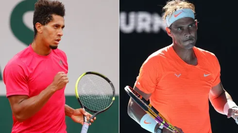 Michael Mmoh e Rafael Nadal se enfrentam quarta-feira, 10, às 21h (Crédito: Getty Images)
