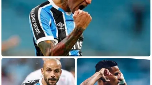 Montagem: fotos do Flickr Oficial do Grêmio/Lucas Uebel
