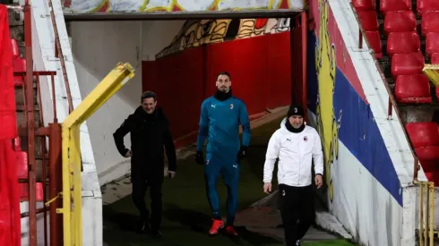 Ibrah no estádio Marakana, em Belgrado (Crédito: Getty Images)
